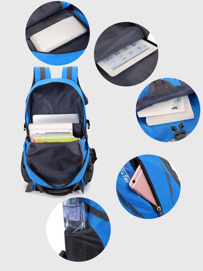 40LBackpack Outdoor Sport Backpack Mountaineering Backpack Men and Women Backpack Leisure Travel Backpack 40L for Mountain Bike