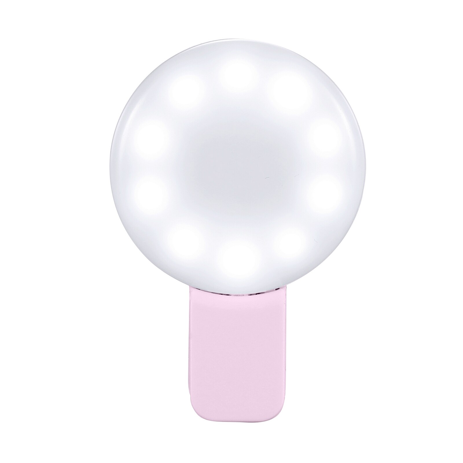 Portable MIni Led Selfie Light Circle Flash Fill Clip Camera Lamp Supplementary Light For Mobile Phone & Tablets