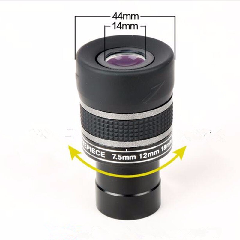 Angeleyes 7.5-22.5mm zoom alta ocular profissional telescópio ocular hd acessórios de alta ampliação zoom contínuo de 1.25 polegadas