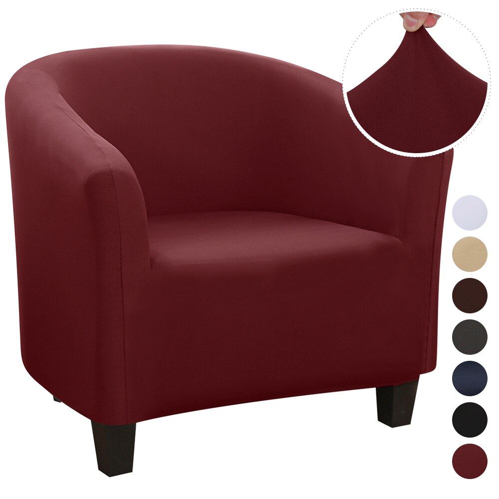 1 sæde sofa slipcover stretch betræk til lænestol sofa sofa stue enkeltsæde møbler elastisk sofa lænestol betræk: 04