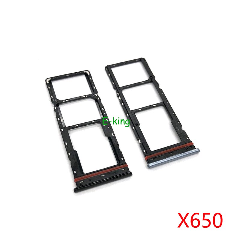 10PCS For Infinix X623 X625 X626 X650 X652 X655 X657 X606 X680 X683 Sim Card Slot Tray Holder Sim Card Reader Socket: X650 remark color