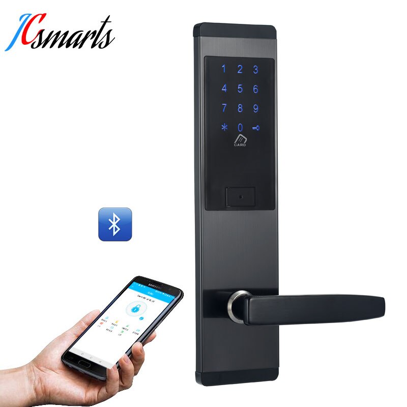 Smart IC card lock Intelligent Bluetooth Electronic touch keypad Door Lock with APP remote control