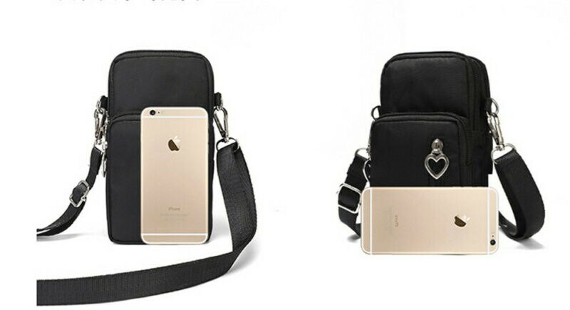 dame nylon Skulderveske Crossbody Tote Lommebok - Glidelås, Innvendig Lomme