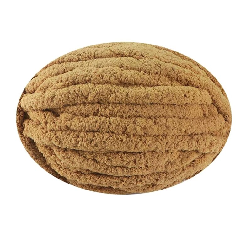 Fil de laine coloré T84E 27 m/rouleau épais pour fils à tricoter à la main, bricolage Crochet tissé à la main, fil d'écharpe de chapeau: Khaki