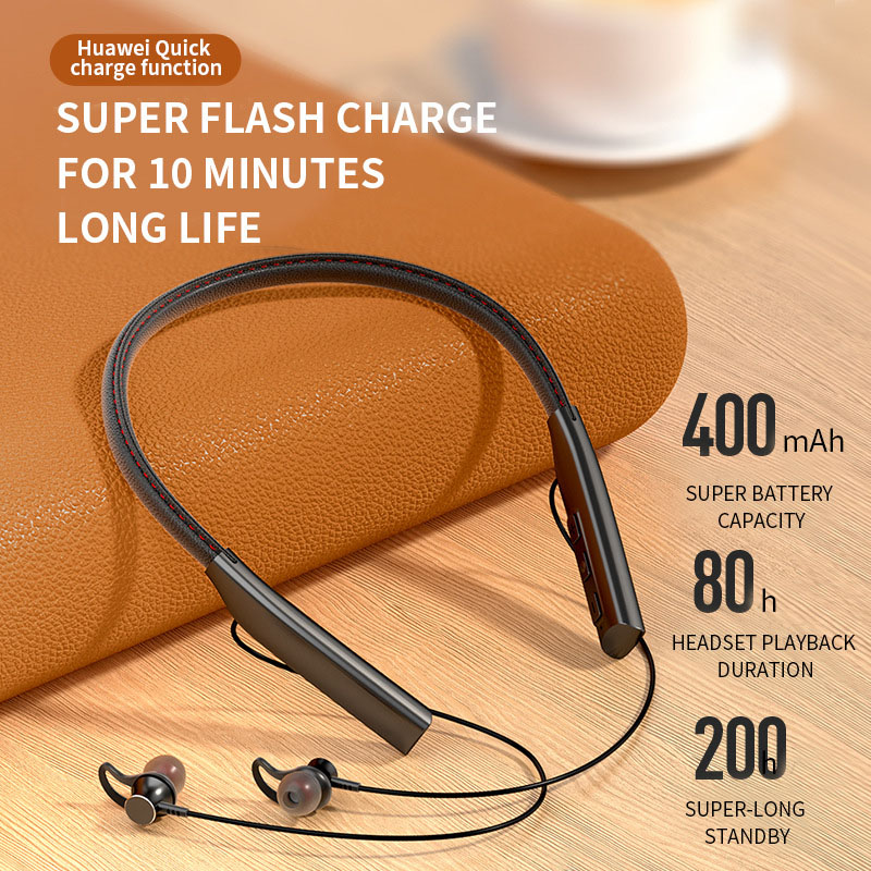 Fone Bluetooth-Kopfhörer, kabellose Kopfhörer, magnetisch, Sport-Nackenbügel, um den Hals hängende TWS-Ohrhörer, kabelloses Bluetooth-Headset mit Mikrofon