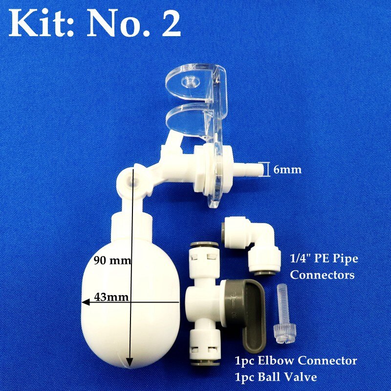 Fish Tank Hydrating Device Kits Automatic Filling Water Floating Ball Valve Aquarium Water Level Control System: green