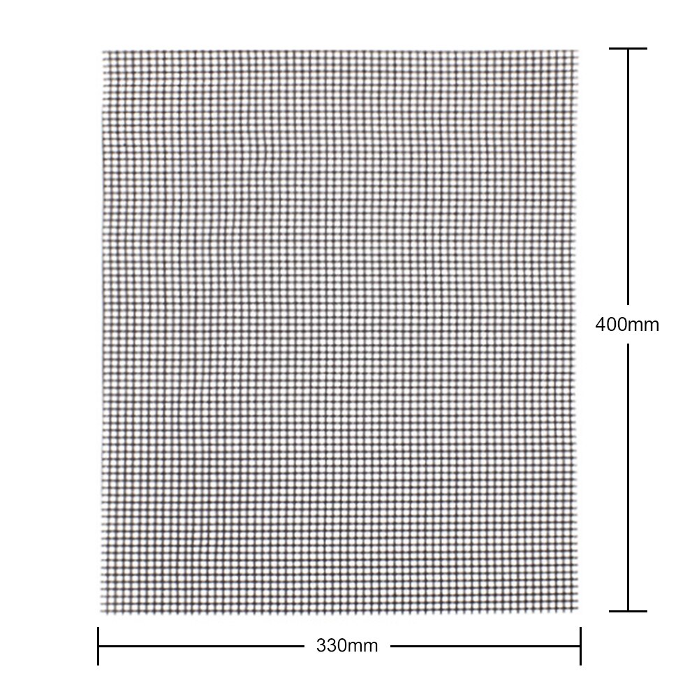 Non Stick BBQ Grill Mesh Reusable Teflon Grilling Net Barbecue Mat for Grilling,Cooking,Baking,Barbecue,40 x 33cm: A