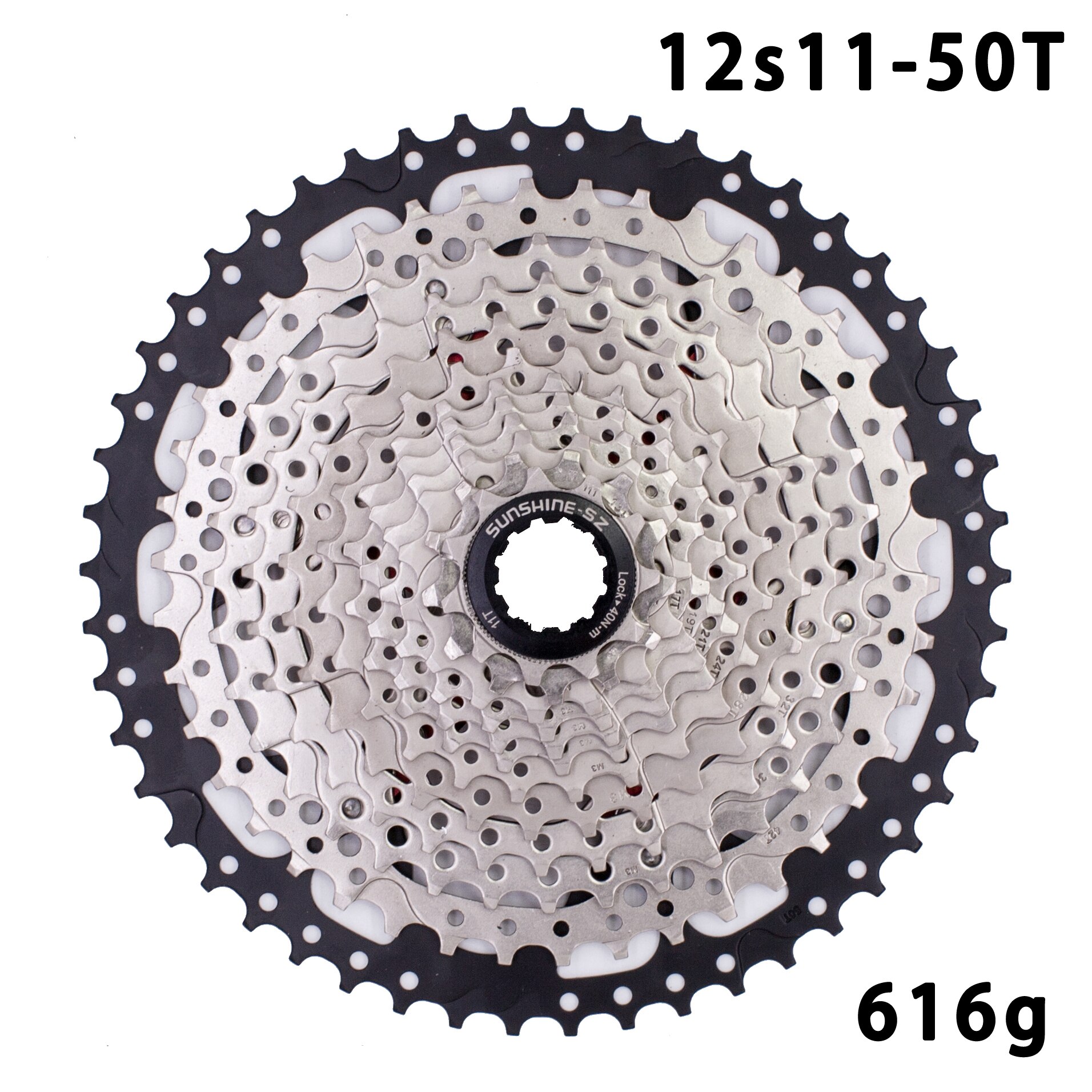 Sunshine 10S 11S 12S Speed Cassette Fiets Vliegwiel Moutain Bike Mtb Casset Xd V: 12s 11-50T