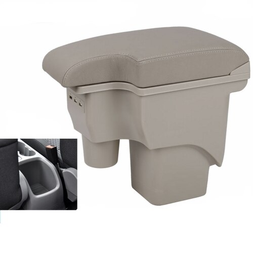 For Ford Focus mk2 armrest car Centre Console Storage Box mk2 Arm rest products interior car-styling accessories parts: Beige