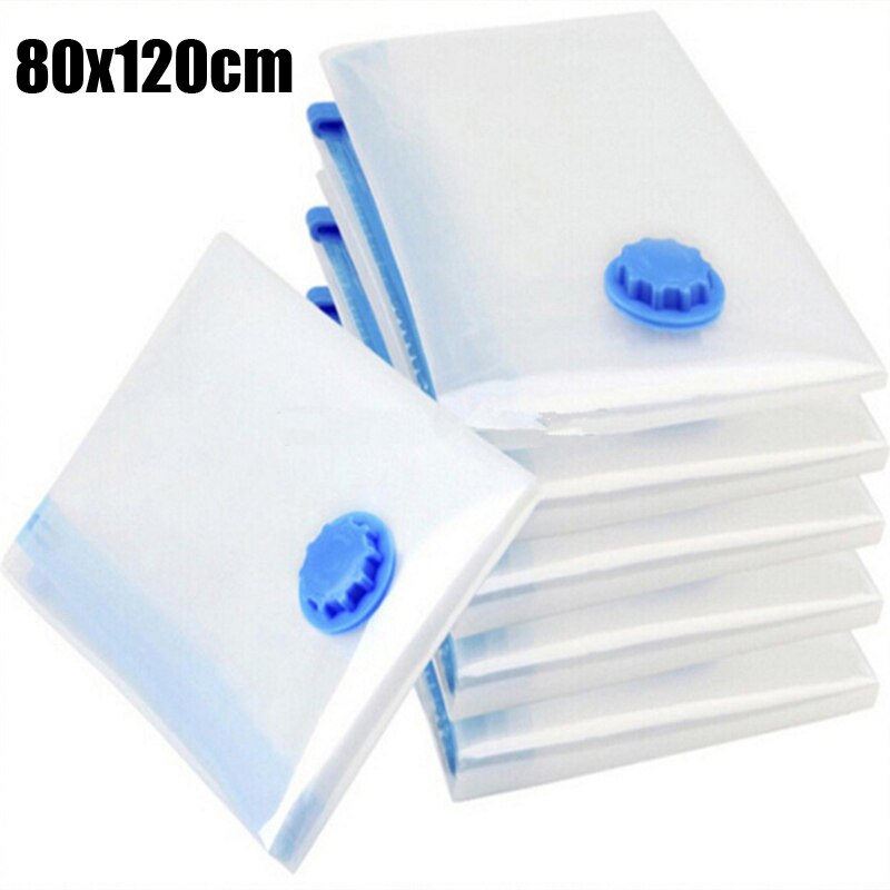 Vacuümzak Voor Kleding Schoenen Opbergtas Met Klep Thuis Organisator Opvouwbare Gecomprimeerd Grote Seal Ruimtebesparend Seal Zakken: 80x120cm