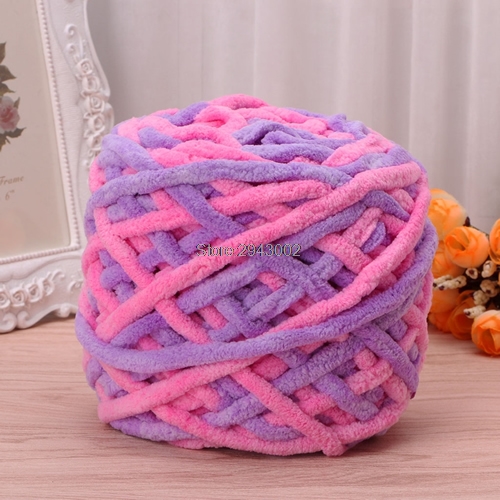 100g/1 balle doux coton à tricoter à la main fil épais tissé volumineux Crochet Worested: 43