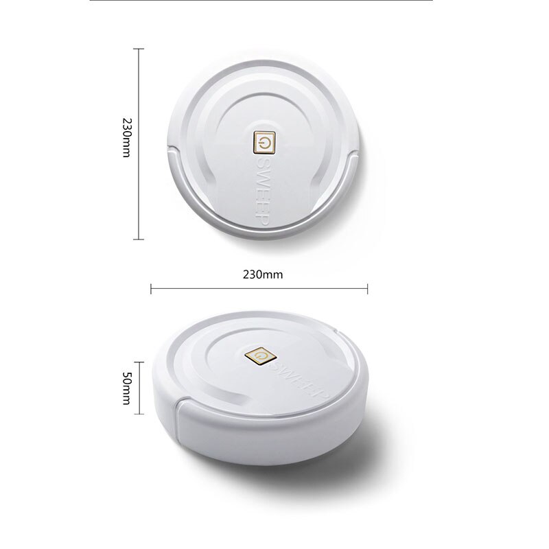 Mini 3 in 1 Household Cleaning Robot Intelligent Sweeping Robot Sensor Edge Wet Mop Automatic Dry Wet Sweeping Vaccum Robots