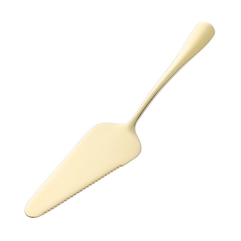 2 stk rosegull konditordeig kutter skraper bake svart kniv brød kakespade bryllupskake dekorasjonskniv sett: Blek gull 2 stk