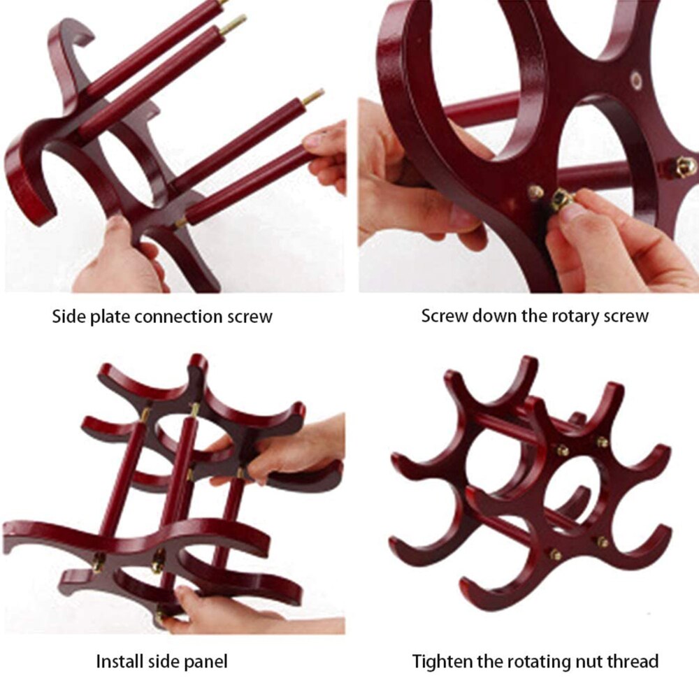 Wooden Red Wine Display Storage Racks Compact Size... – Grandado