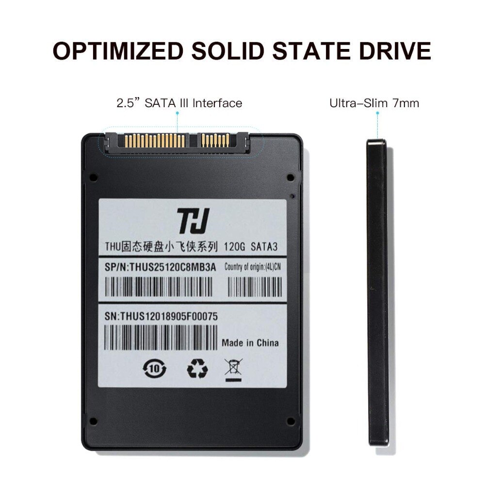 THU SSD SATA3 SATA 120GB 240GB Interne fest Festplatte 480GB 1TB 540 MB/s 2.5 "für PC Laptop Notizbuch