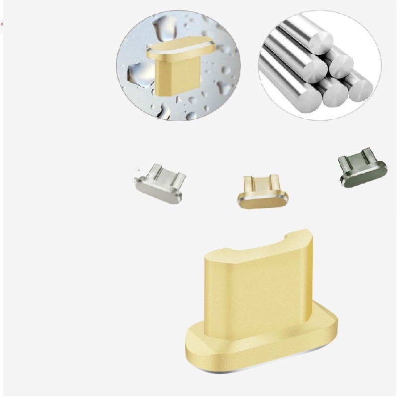 Puerto de carga Micro USB, enchufe antipolvo para teléfono móvil Android, puerto de carga de Metal colorido para Xiaomi, Huawei, Samsung, teléfono android