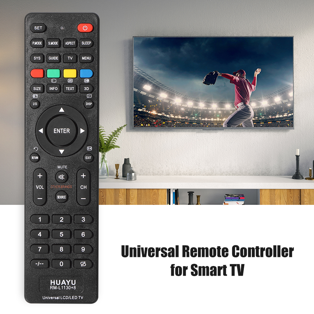 Control remoto Universal para Smart TV, reemplazo de Control remoto mágico para RM-L1130 + 8 RM-L1130 + 12 LED LCD, TV, mando en inglés