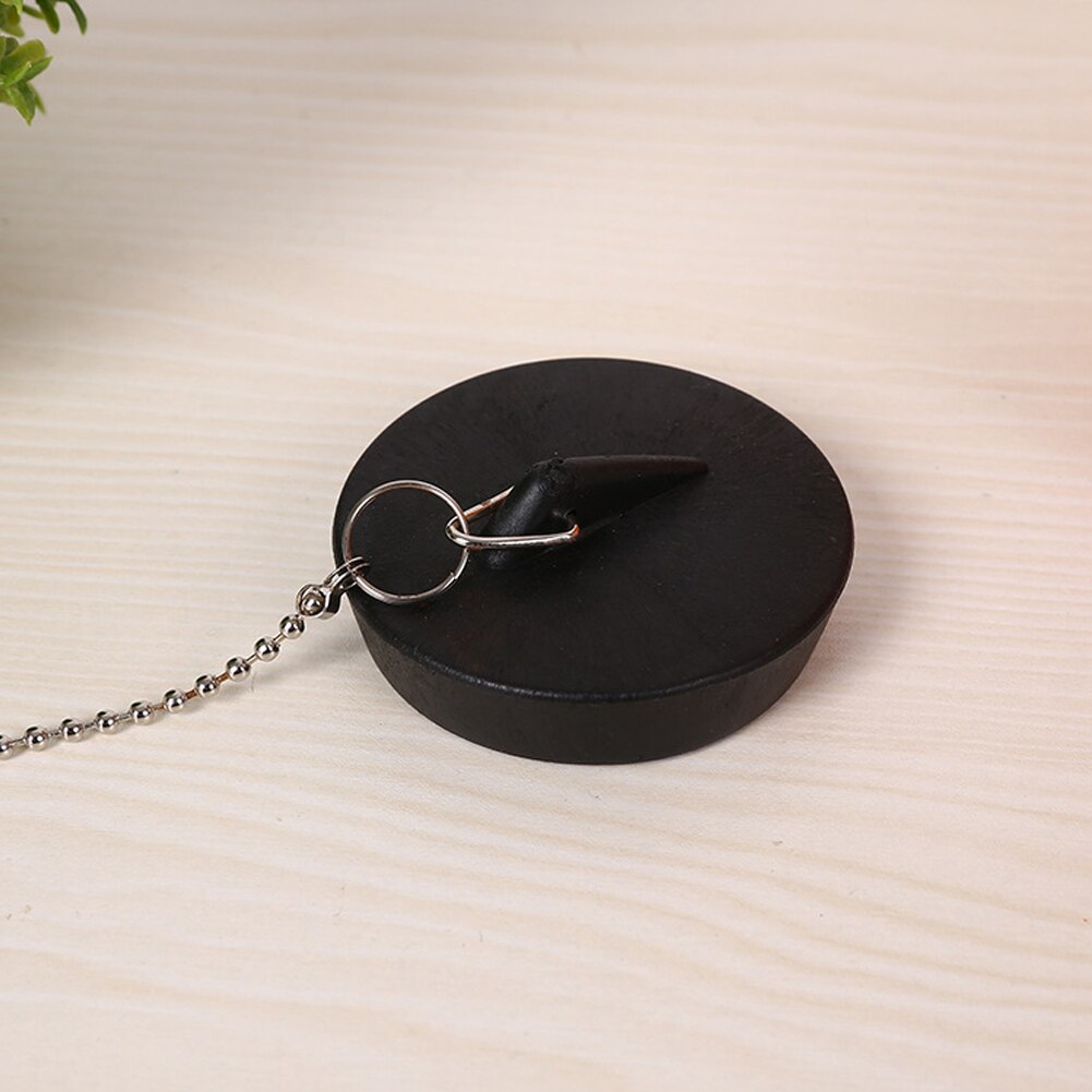 Badkamer Keuken Wastafel Tool Soft Rubber Bad Stopper Sink Plug Met Ketting Anti-Lekkage Gebruik Mop Zwembad Lichtgewicht duurzaam