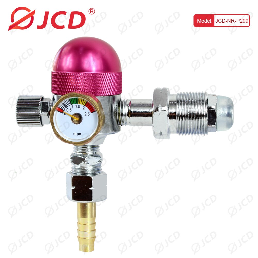 JCD G5/8" 0-25Mpa Nitrogen Mig Tig Flow Meter Gas Regulator Flowmeter Welding Weld Gauge Nitrogen Regulator Pressure Reducer