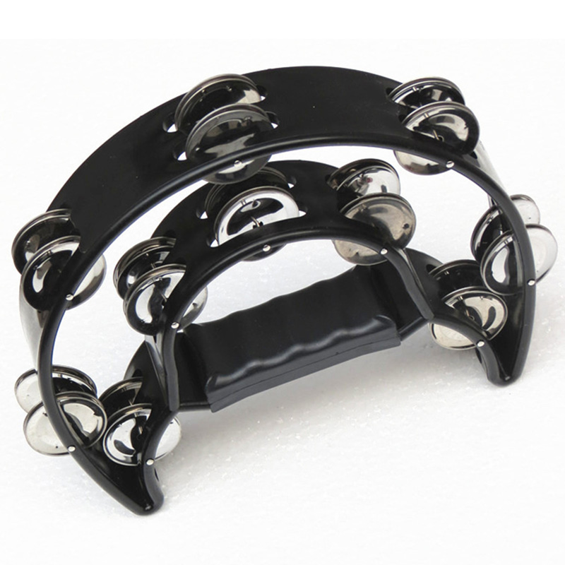 Tambourine Percussion Musical Instruments Hand Bell Double Rows Party Tambourine SEC88