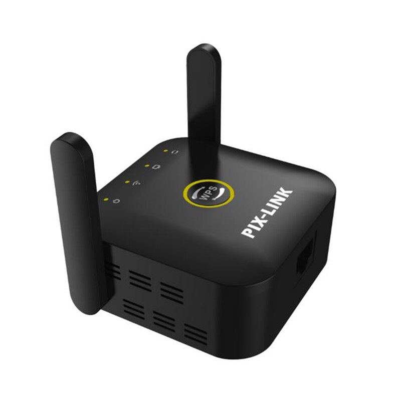 PIXLINK WR22 bezprzewodowy wzmacniacz sygnału WIFI 300 mb/s wzmacniacz sygnału Wi-fi daleki zasięg bezprzewodowy dostęp do internetu wzmacniacz sygnału bezprzewodowy dostęp do internetu wzmacniacz punkt dostępu: AU plug / 2 Antenna Black