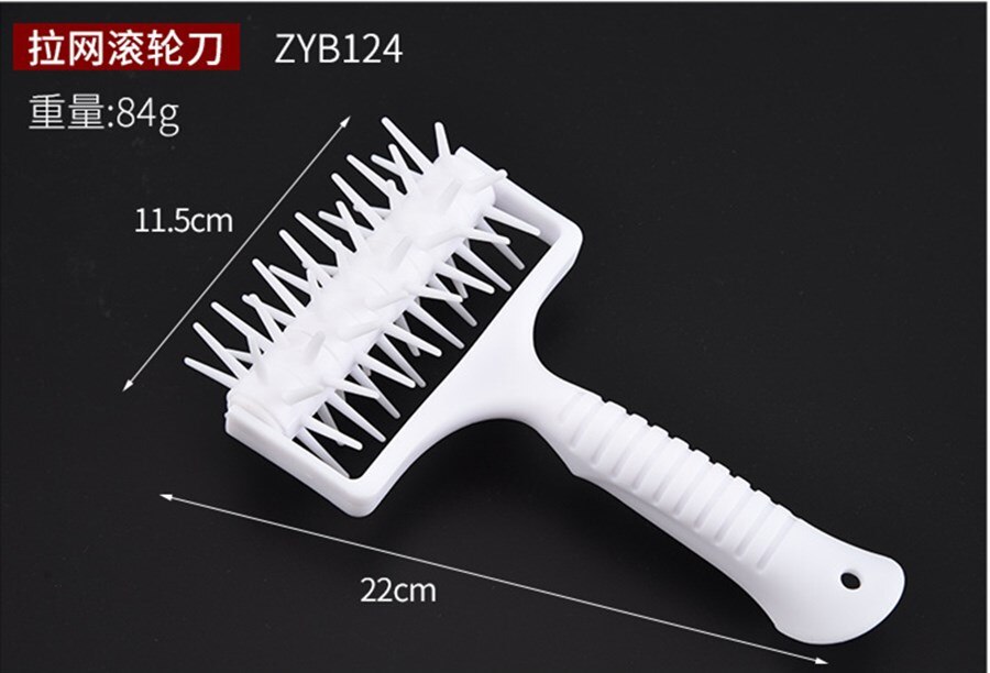 Newest Kitchen Pie Pizza Biscuit Cutting Machine Pastry Plastic Baking Tools Baking Tray Embossed Dough Roller Grating Cutting: E