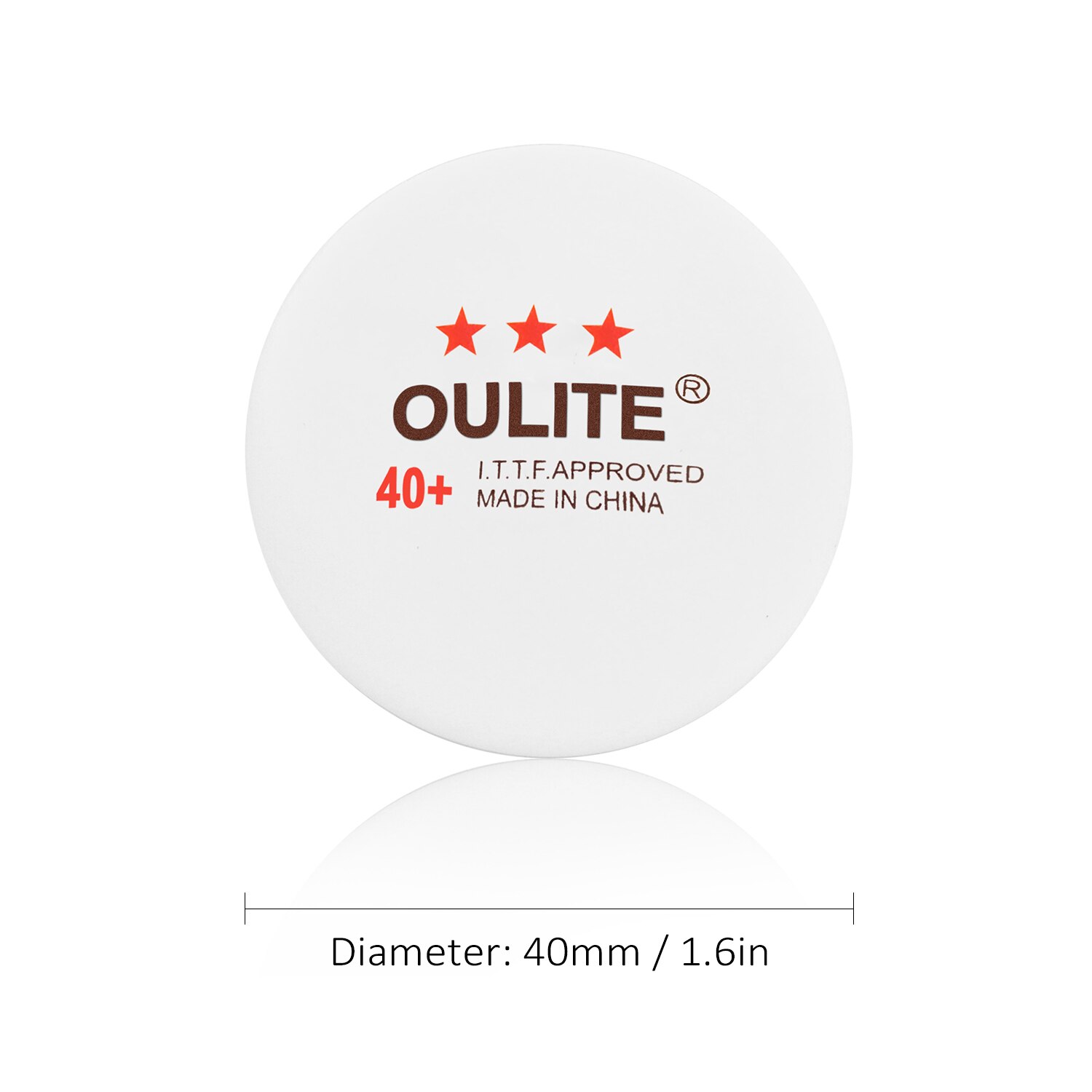 40mm pingisbollar högstuds praktisk pingisboll 100 st pingisbollar