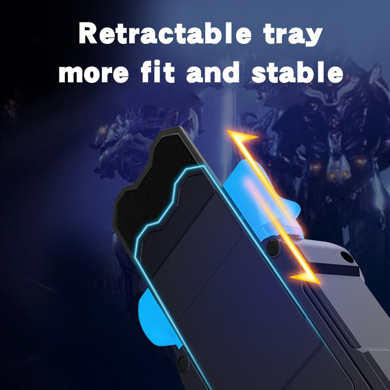 Cool RGB Light Gaming Laptop Cooler Silent Exhaust Laptop Cooling Pad For 12-21 Inches Notebooks 3600RPM Adjustable Wind Speed