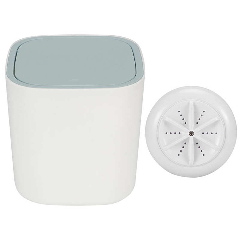 Waschen Maschine 3,8 L Tabletop Waschmaschine USB angetrieben Tragbare Unterwäsche Wäsche Waschmaschine für Heimat Reise Blau Tuch waschen: Weiß