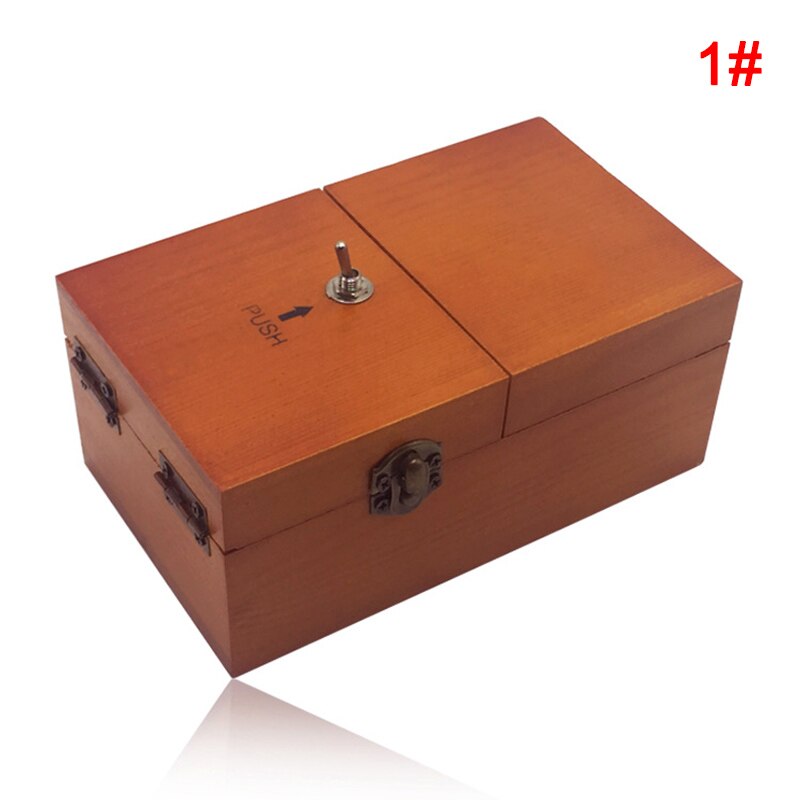 Elektronische Doos Houten Jongen Meisje Kid Interessante Tijdverdrijf Machine Stress Reductie Grappig Speelgoed Bureau Decoratie