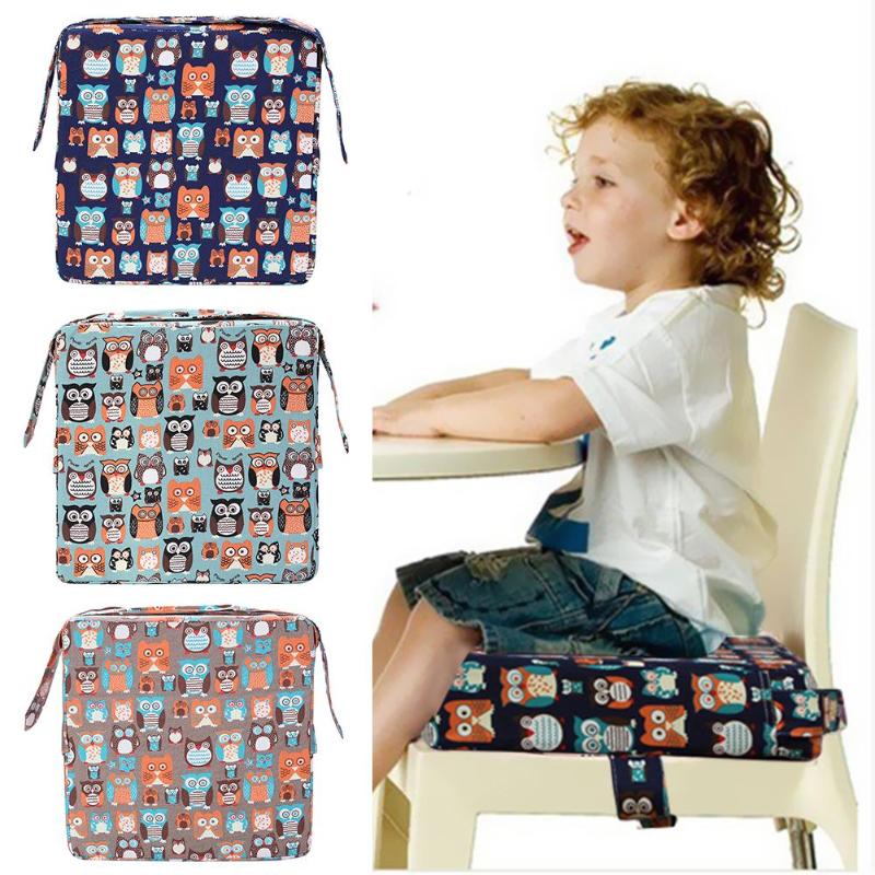 Asiento elevador portátil para niños, alimentación de bebé, taburete de silla alta, asiento de refuerzo para comer, asiento plegable portátil para viajar