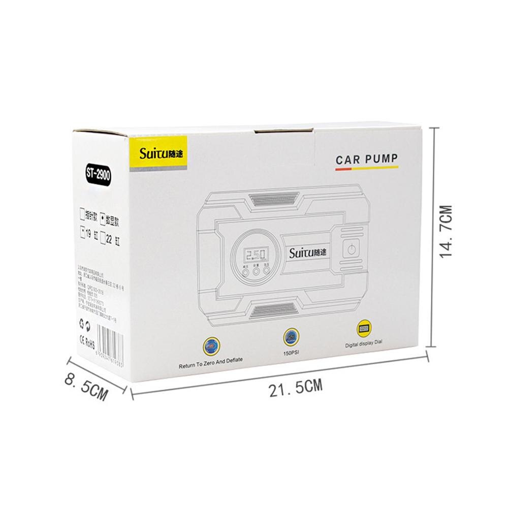 Car Air Compressor DC 12V Digital Tire Inflator Air Pump 150 PSI Auto Air Pump For Car Motorcycle Light Tire Pump for Car Motor