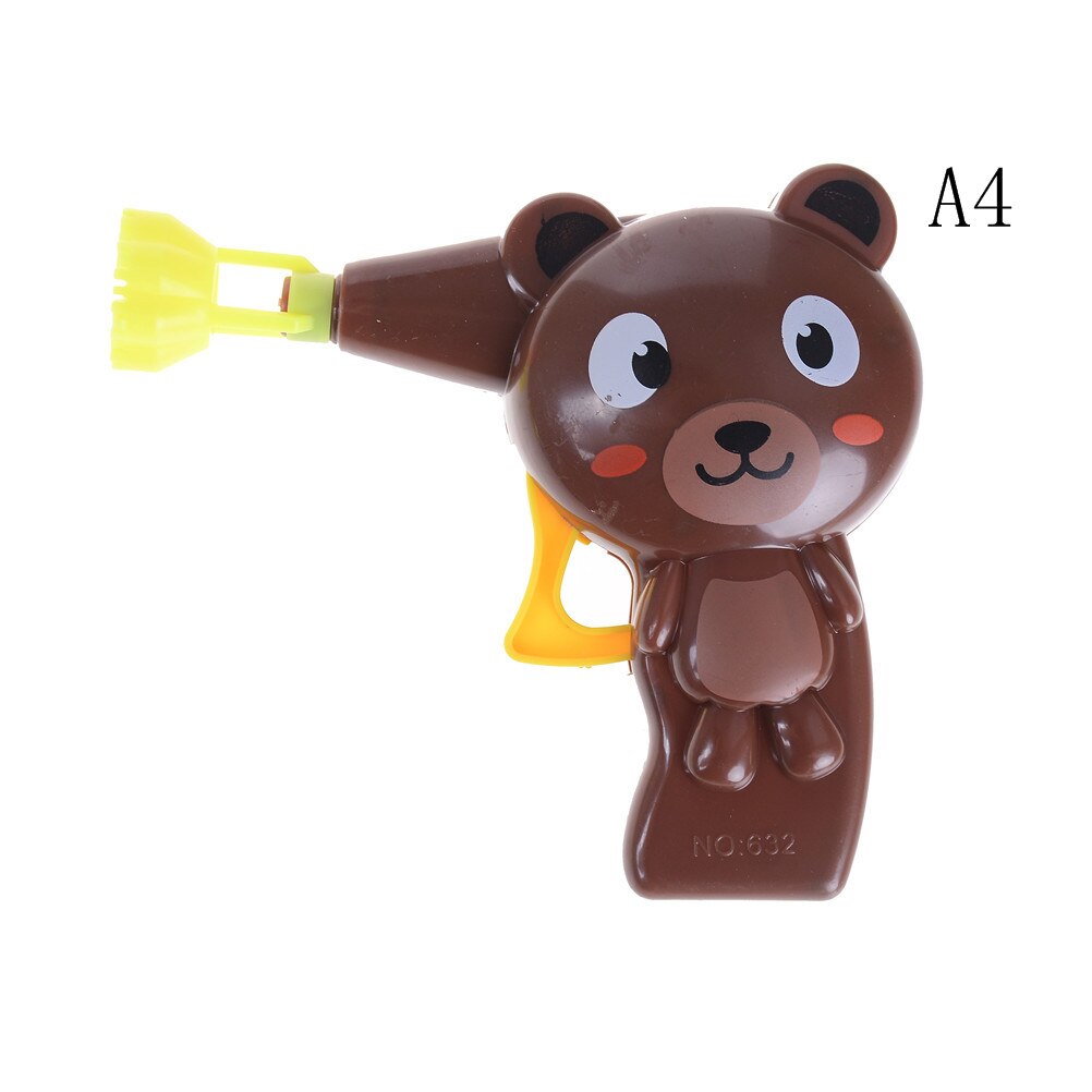 Mooie Cartoon Dier Zeep Water Bubble Gun Kinderen Bellen Blazen Speelgoed Voor Kind Outdoor Speelgoed Handleiding Bubble Gun Blower: A4