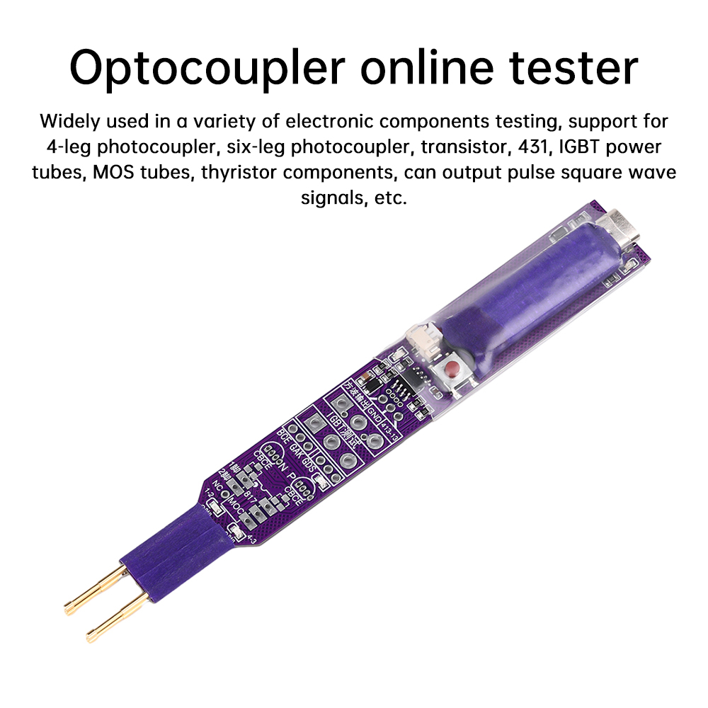 Probador de optoacoplador, herramienta de detección de prueba de optoacoplador, módulo de prueba en línea, herramienta de reparación electrónica de optoacoplador