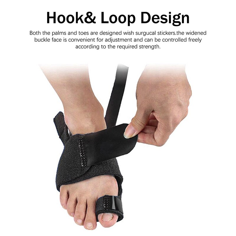 2Pcs Orthese Splint Toe Straightener Ondersteuning Teen Duim Orthese Hallux Valgus Orthese Orthopedische Tool