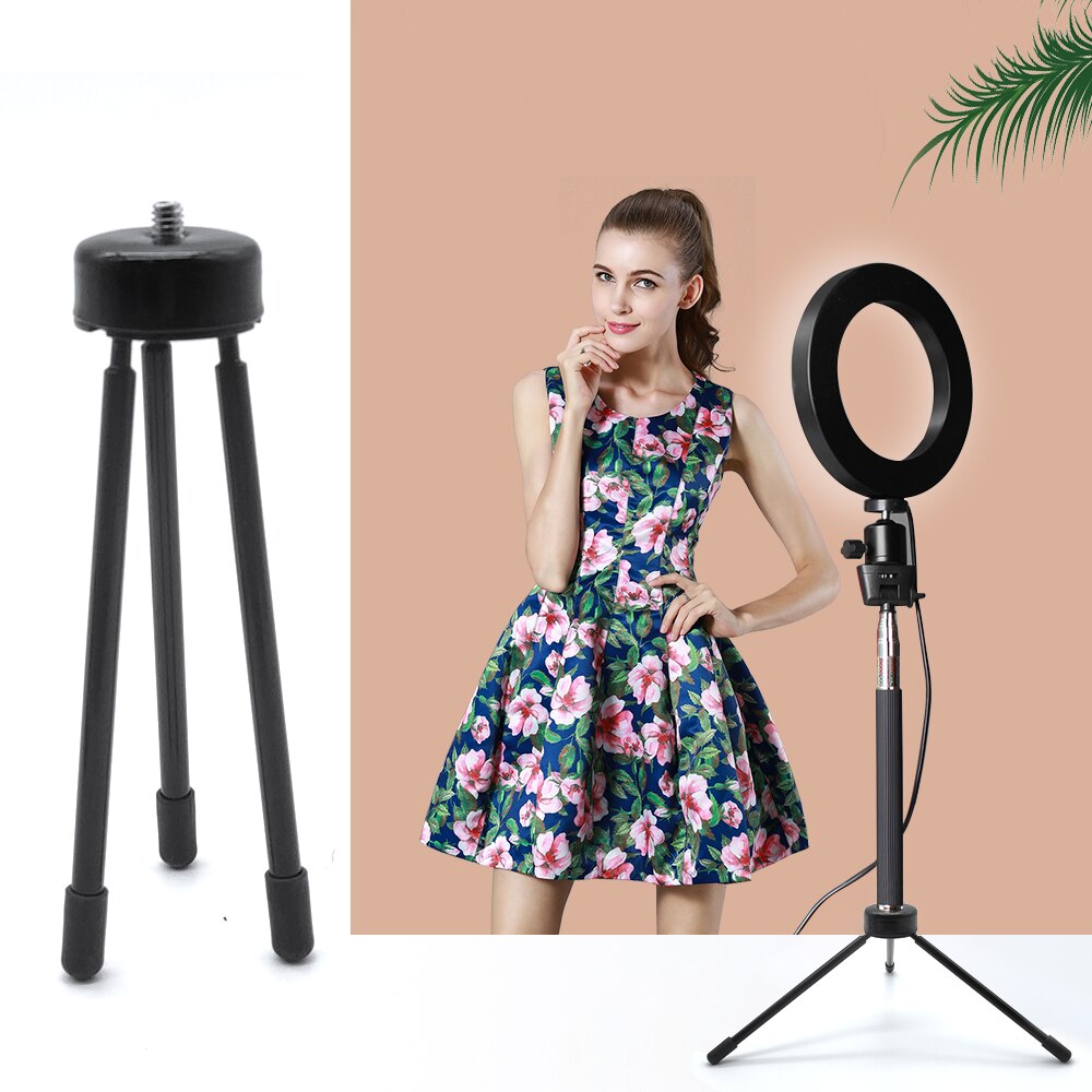 Travor 8 pollici A LED Anello di Luce Dimmerabile 64 LED selfie fotografia luce della lampada anello di diamanti per il Make Up Selfie luce