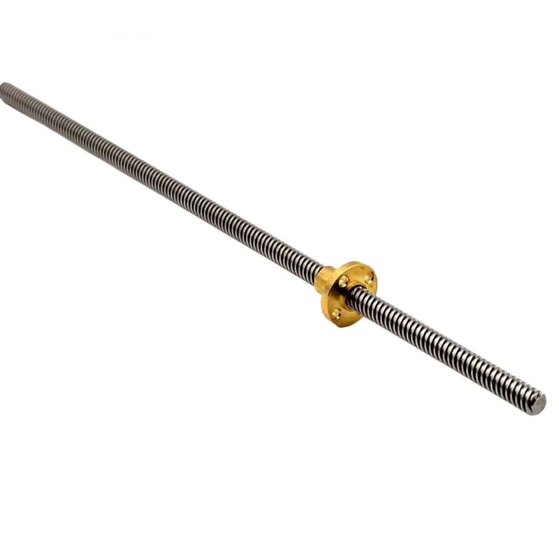 3D Printer CNC THSL-500-8D Length 100/150/200/250/300/400/500mm T-type Stepper Motor Trapezoidal Lead Screw 8MM Thread T8