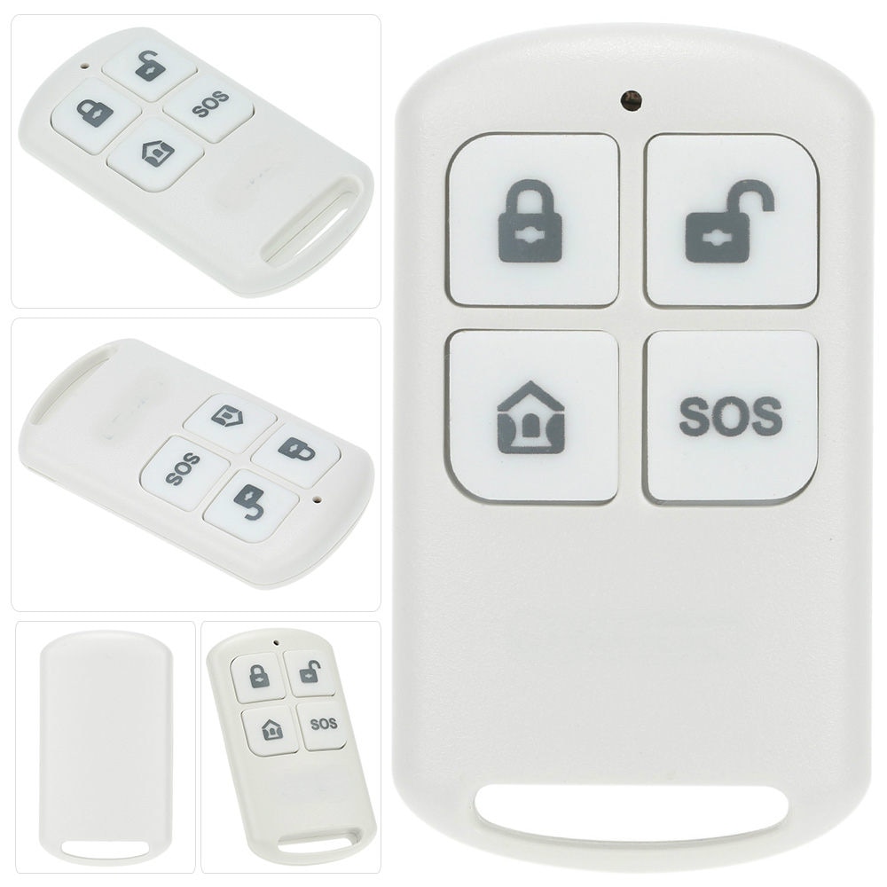 SmartYIBA 433MHz Wireless Remote Controller SOS Call Button Keychain Keyfobs Alarm/Disarm for GSM/3G Alarm System Home Security