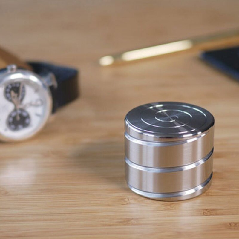 Desktop Decompression Rotating Cylindrical Gyroscope Office Desk Fidget Toys Optical Illusion Flowing Finger Toys Adult