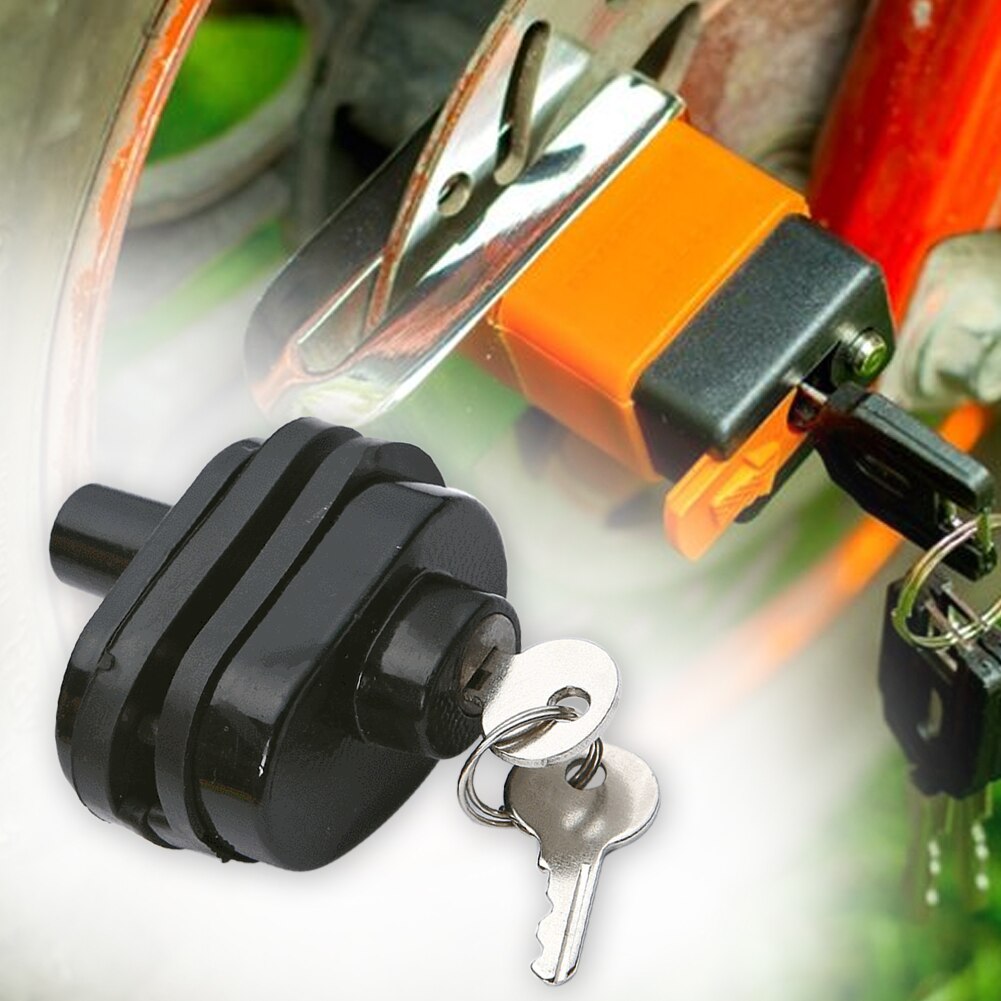 Universal Cycling Easy Install Mini Outdoor Trigger Lock Black Safety Anti Theft Durable Motorcycle Accessories Zinc Alloy