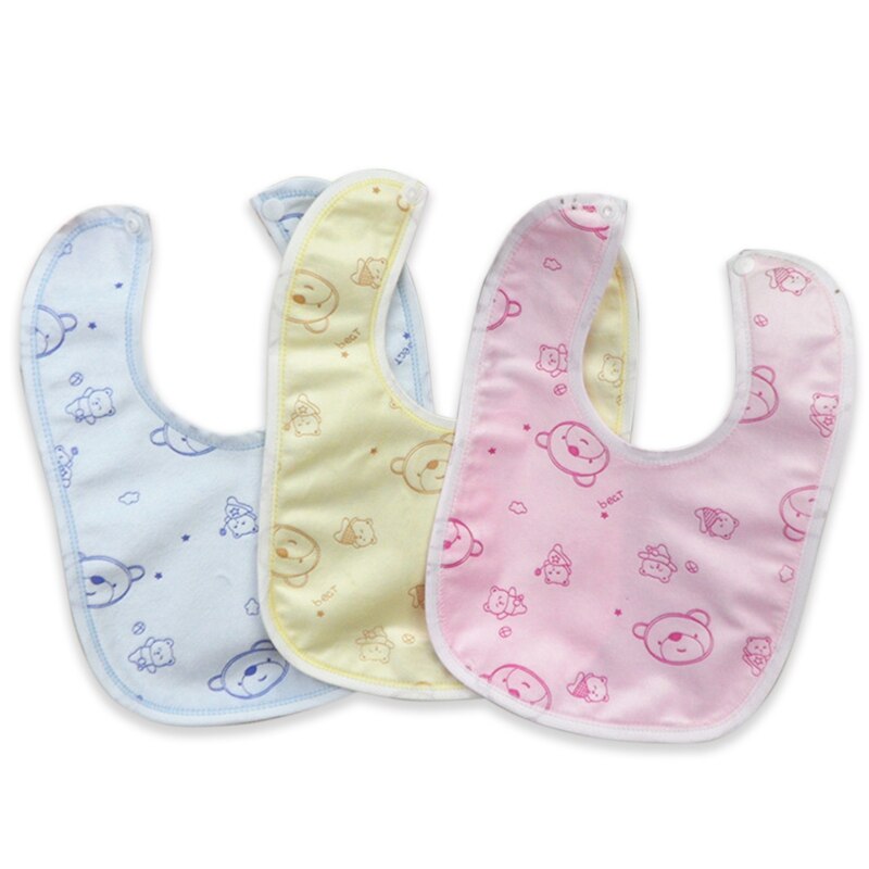 Random Style Baby Bib Velvet Waterproof Baby Care Feeding Printing Bibs Towel GXMB
