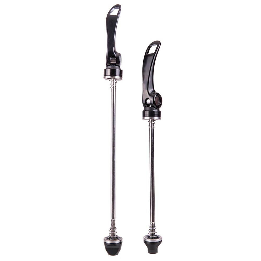 2 Pcs Quick Release Bike Nuts Lever Clip Durable Accessories Tools Aluminum Alloy Parts Repair Screw Bicycle Skewer With Handle: Black