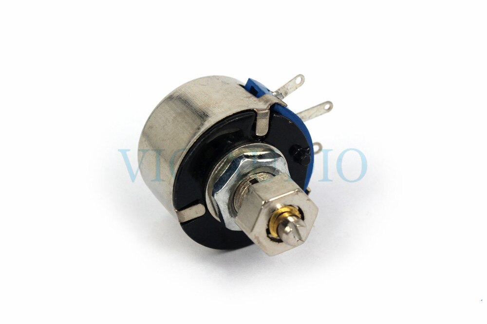 DIY HIFI 2PCS Single Turn Wirewound Potentiometers WX14-11 3W 47R 56R 100R 220R 470R 1K 2.2K 4.7K 10K 20K 5% Filament Balance