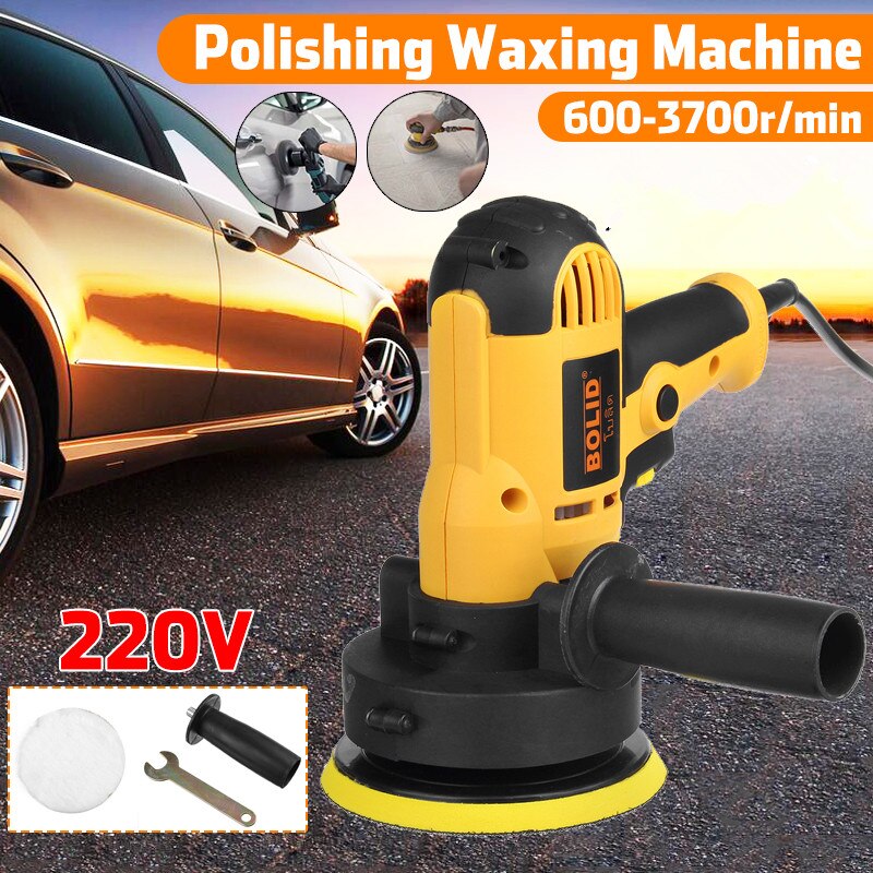 Powerful Electric Car Polishing Machine Polisher Auto Polishing Machine 6 Gear Speed Adjustable Sanding Waxing Tools