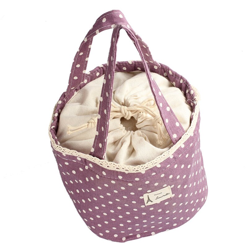 Insulated Lunch Packet Thermal Insulated Lunch Box Tote Cooler Bag Bento Pouch Lunch Container PK Beauty Lunch Bag Jan29: Purple 