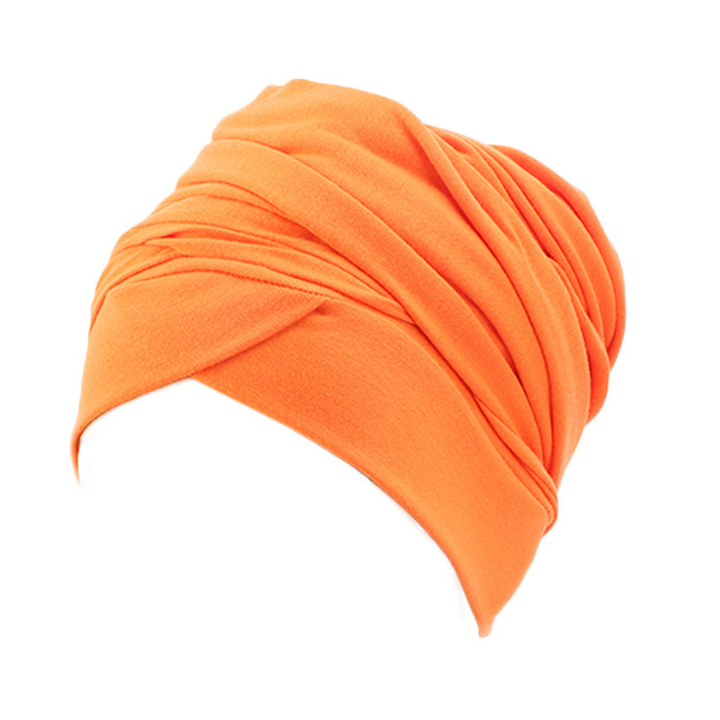 Novo feminino cor sólida algodão magia turbante hijab cabeça envoltório extra longo tubo indiano headwrap lenço gravata perda de cabelo headwrap islâmico