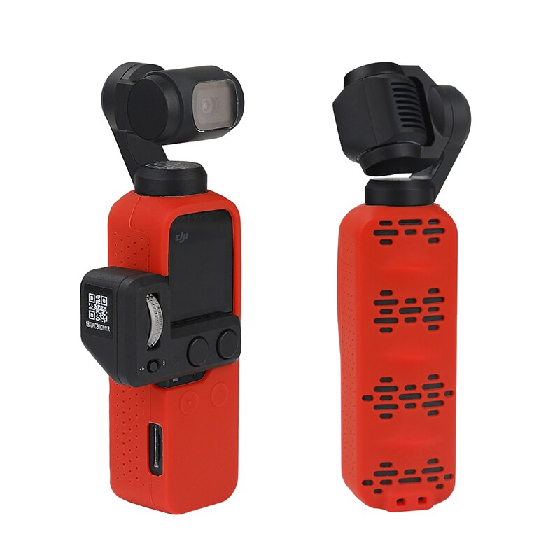 Handheld gimbal camera Siliconen beschermhoes case met Polsband voor dji osmo Pocket camera accessoires