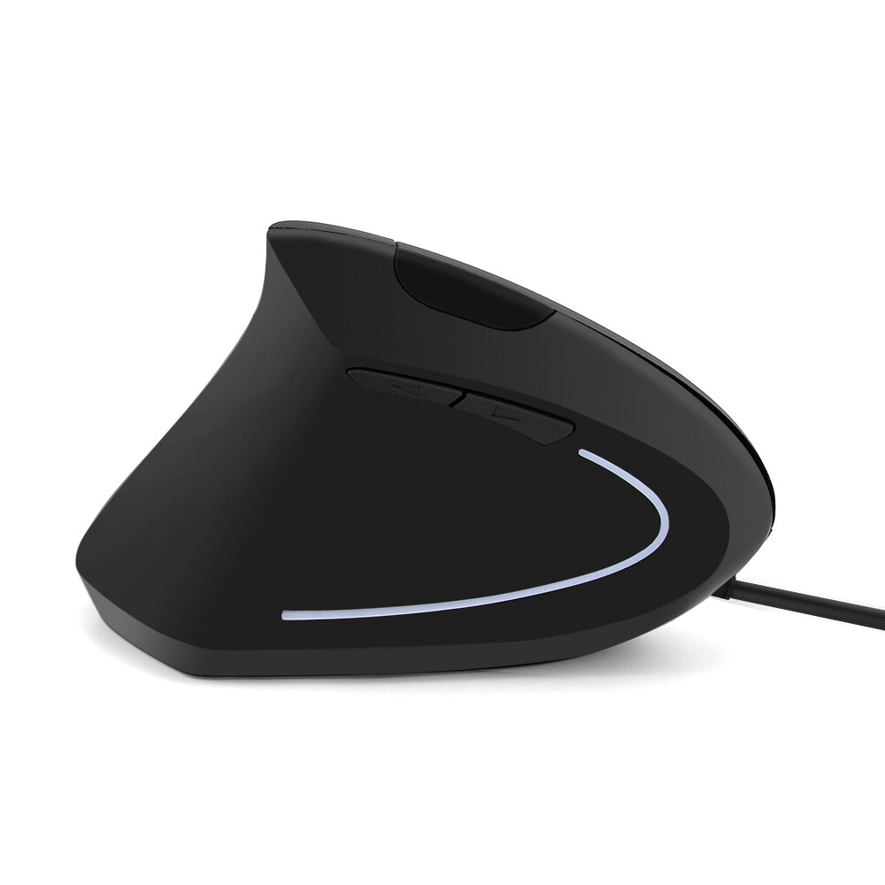 USB Ergonomic Vertical 3200 DPI Left Hand Wired Optical Mouse With Pad For Laptop PC Game: Only Vertical Mouse