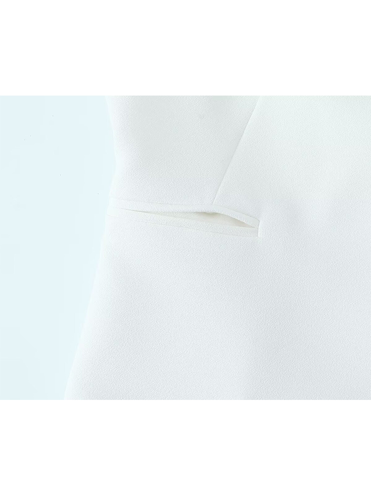TFMLN nouvelles femmes printemps été gilet asymétrique femme col en v mince gilet de transport haut sans manches boutons noir blanc vêtements d'extérieur