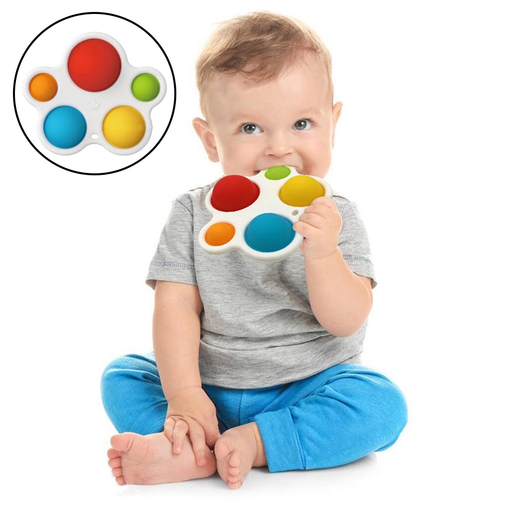 Baby Sensory Toys, Best Learning Toys Silicone Toy for Toddlers Ages 1~2 Years Old Infants Concentration Training Board